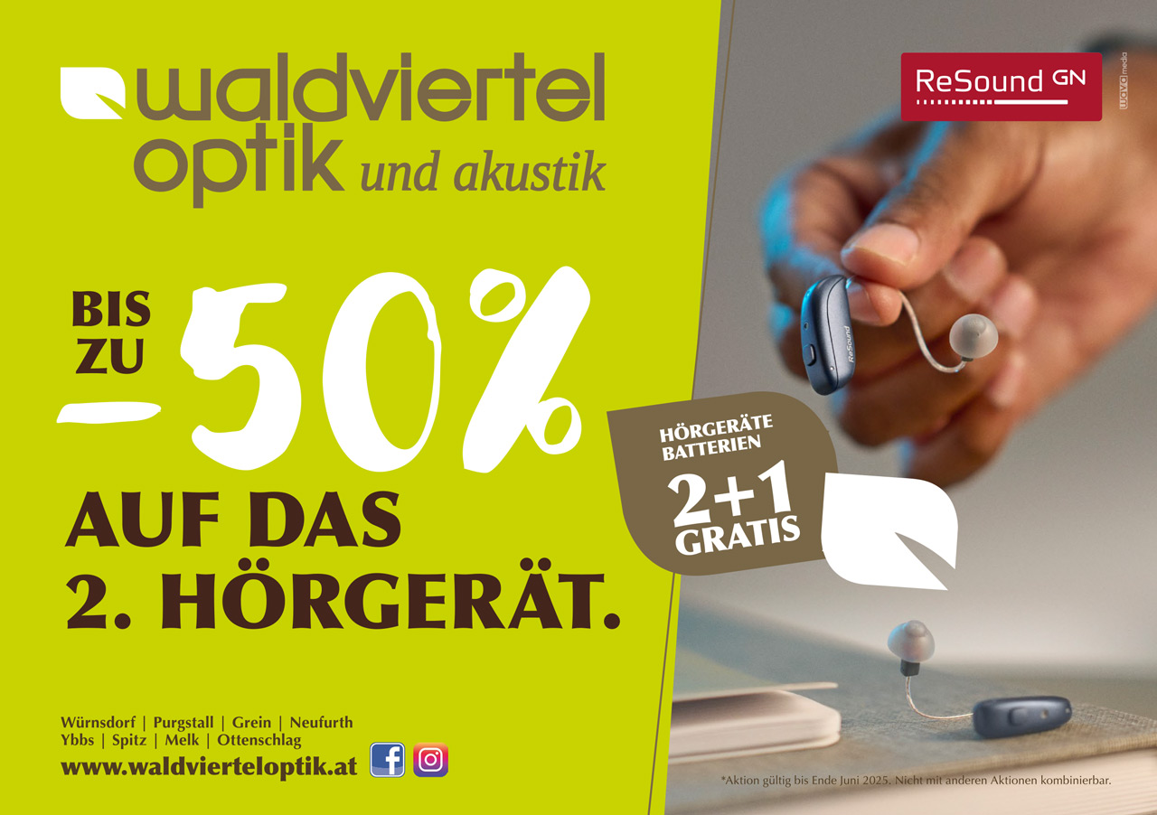 You are currently viewing Bis zu -50% auf das 2. Hörgerät